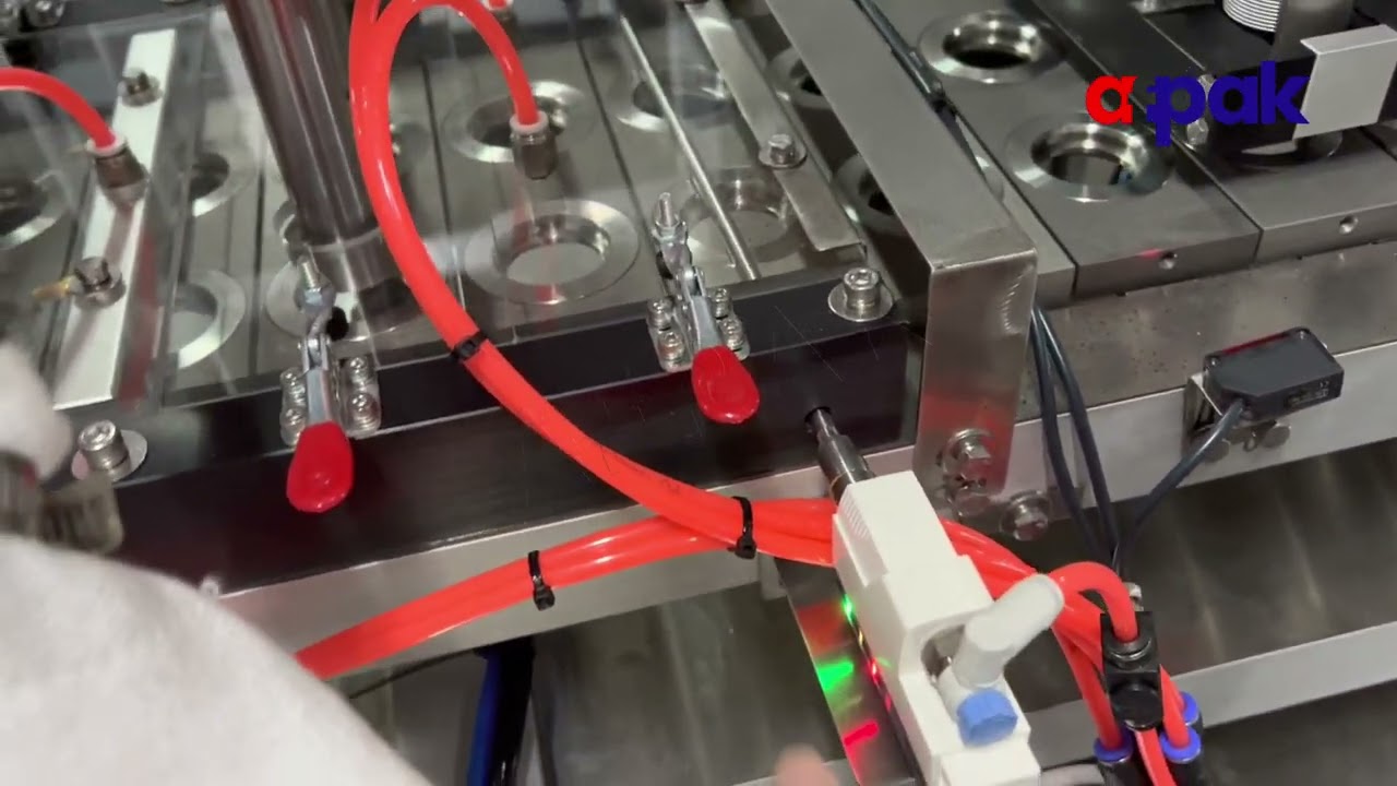 Verificador de peso en línea instalado en máquina de sellado de llenado de cápsulas de café H2