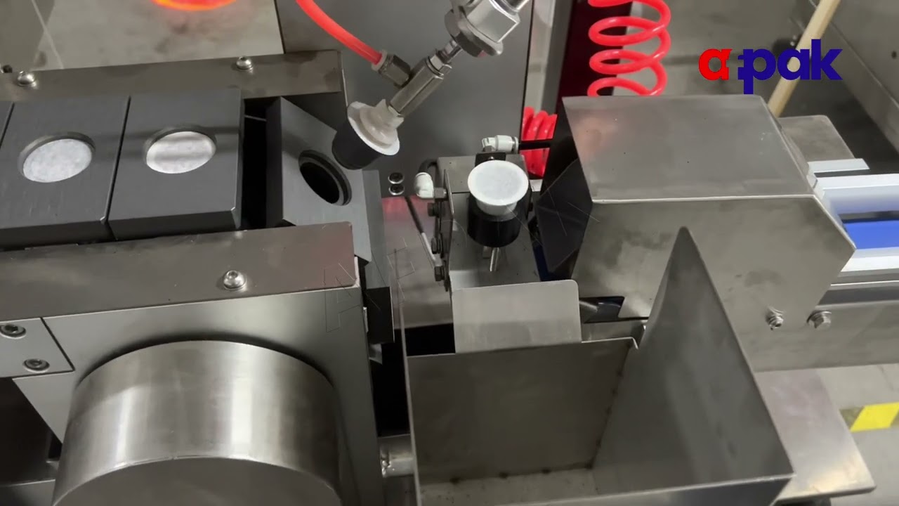 Máquina de llenado de nespresso biodegradable de 50 cpmin, máquina de sellado de llenado de cápsulas de café