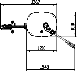 Figure 29 - Clearance Requirements coffee capsule filling machine