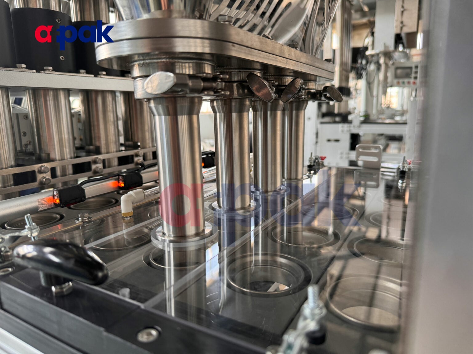 H4 coffee filling station and dosing components