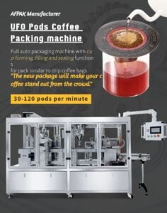 UFO DRIP COFFEE PACKAGING MACHINE