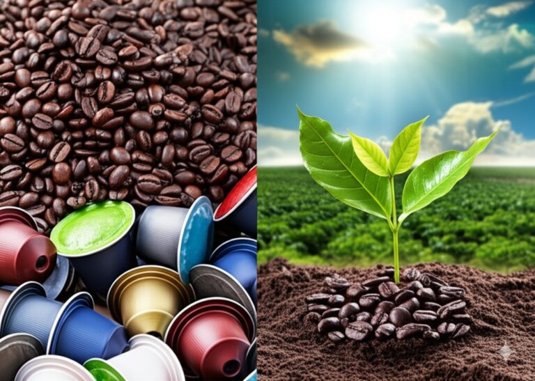 ¿Es hostil en el medio ambiente usar vainas de café?