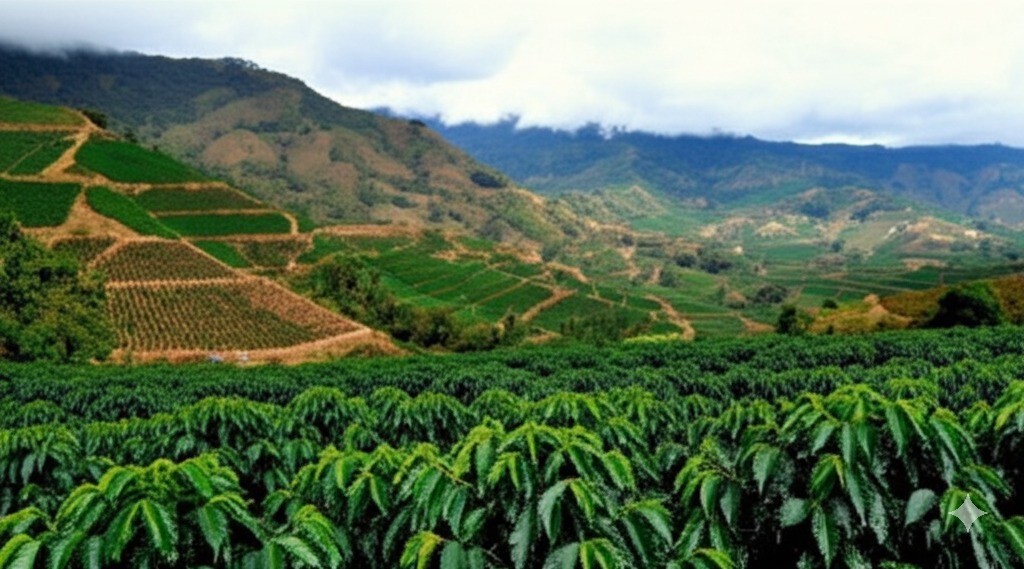 Guatemala kultivační vysočina