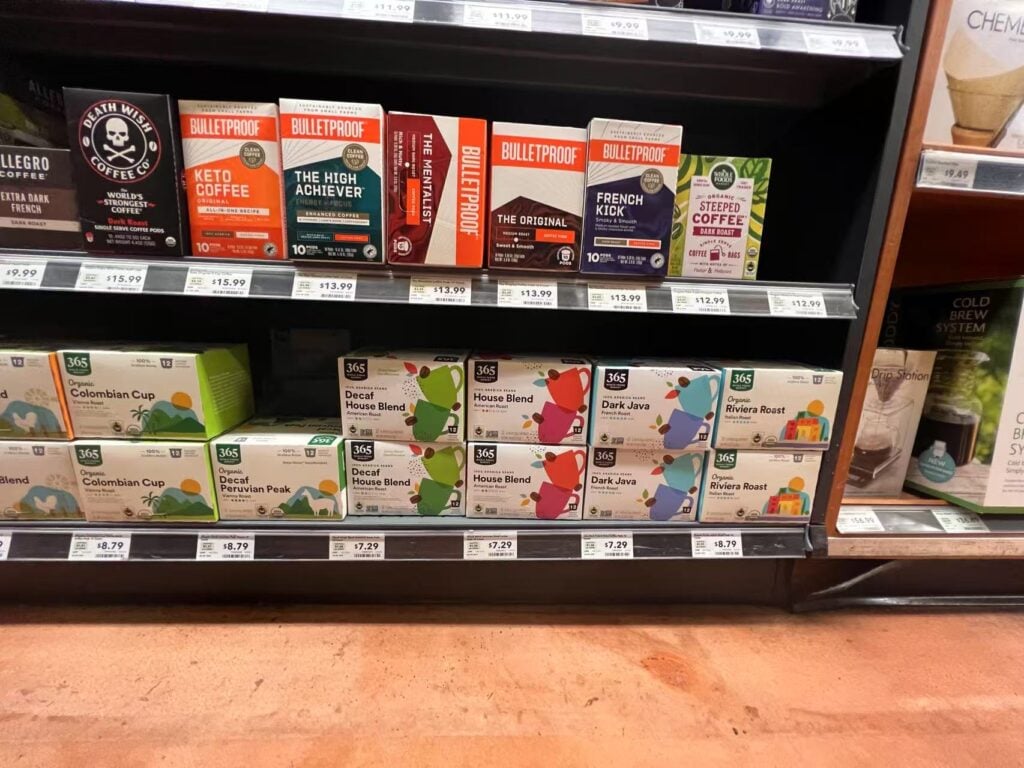 K cazas de café en Walmart