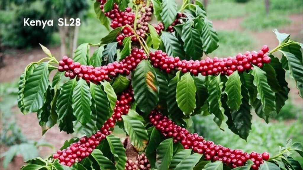 Kenia SL28 Kaffeepflanzen