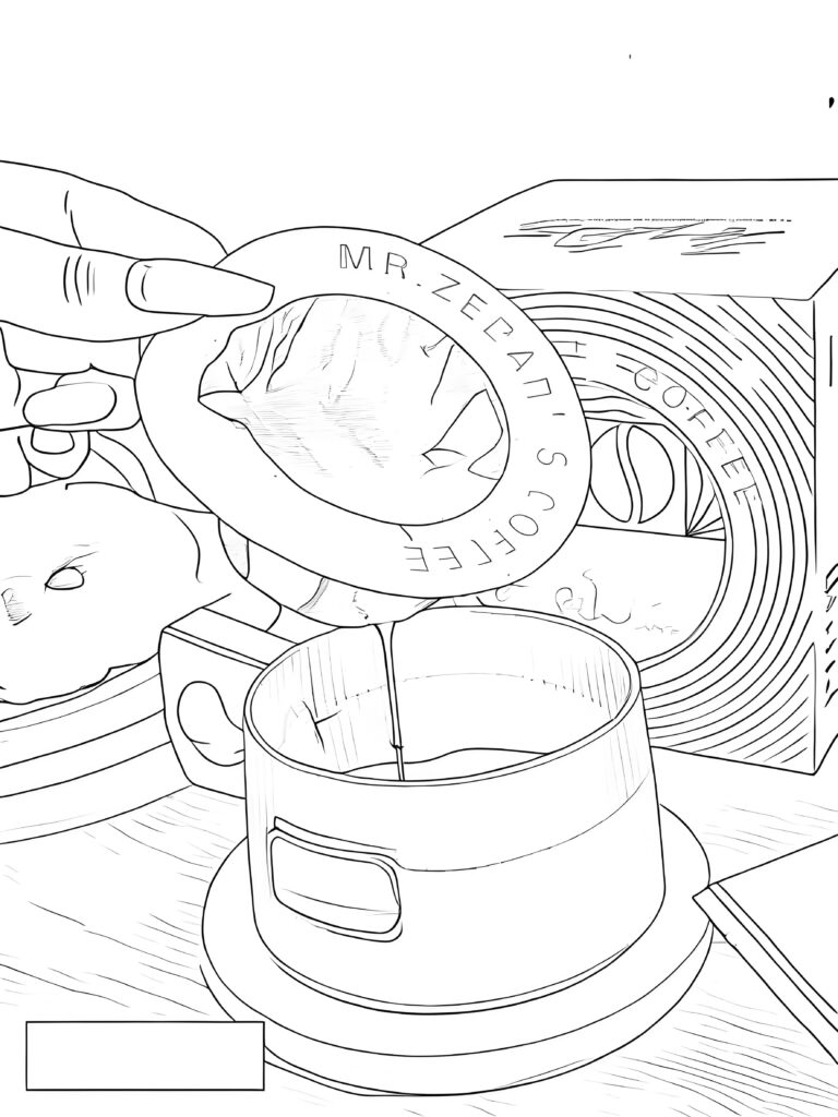 Balíček kapky UFO Drip Coffee Bags Typ 3