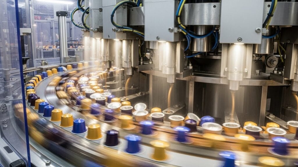 Sản xuất viên nang cà phê tốc độ cao