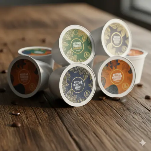 K cup coffee for pravite label service