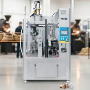 YM80 coffee capsule filling sealing machine