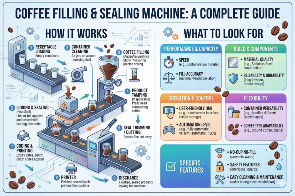 Coffee Filling and Sealing Machine How It Works and What to Look For