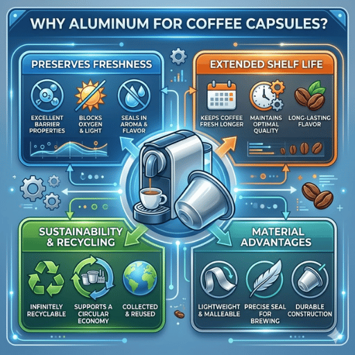 Why Aluminium Is the Preferred Material for Coffee Capsules