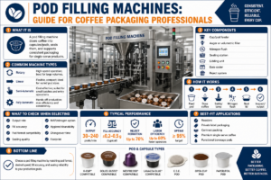 Pod Filling Machines Guide for Coffee Packaging Professionals