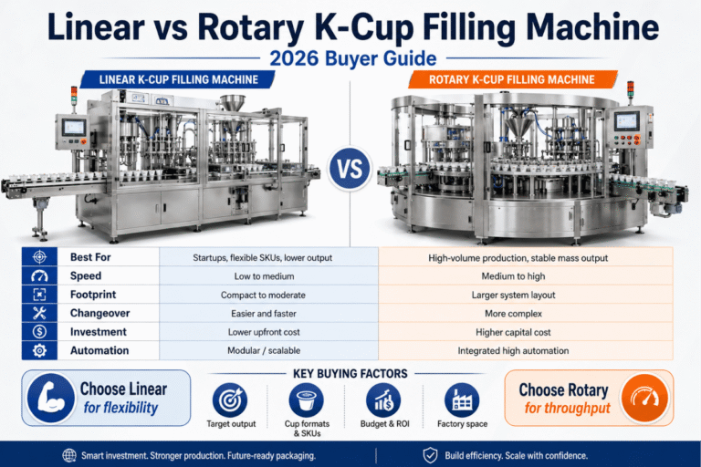 Linear vs Rotary K-Cup Filling Machine: 2026 Buyer Guide