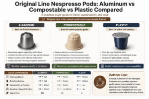 Original Line Nespresso Pods: Aluminum vs Compostable vs Plastic Compared