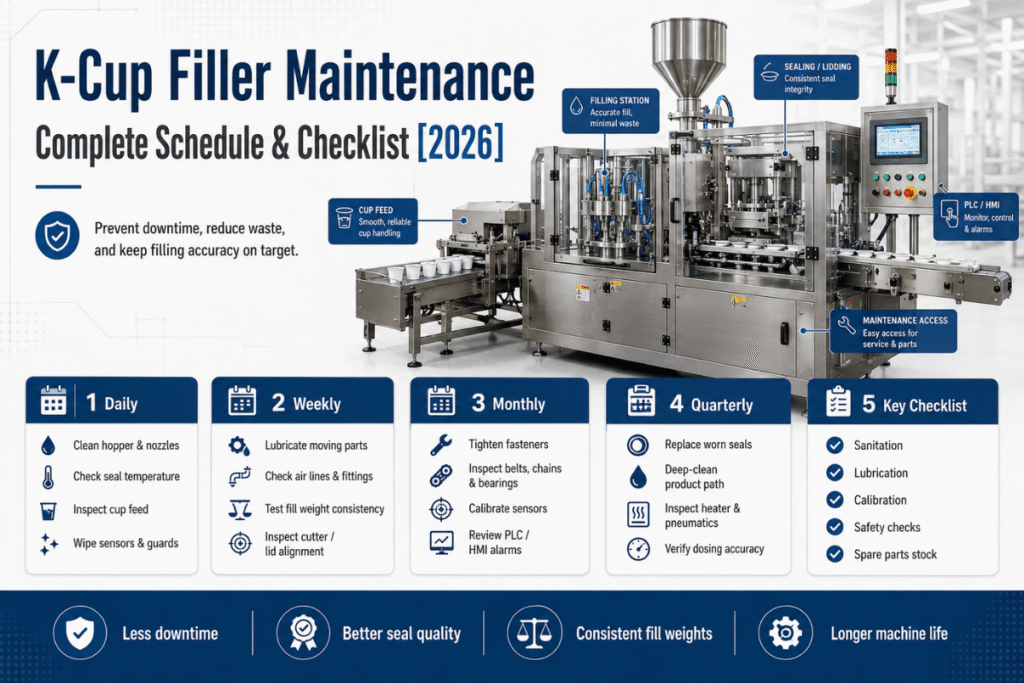 K-Cup Filler Maintenance: Complete Schedule & Checklist [2026]