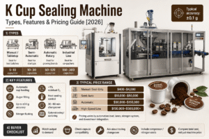 K Cup Sealing Machine: Types, Features & Pricing Guide [2026]