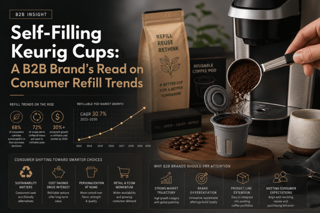 Self-Filling Keurig Cups: A B2B Brand's Read on Consumer Refill Trends