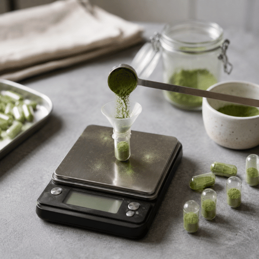 How Much Matcha Goes in One Capsule? The Matcha Fill-Weight Window