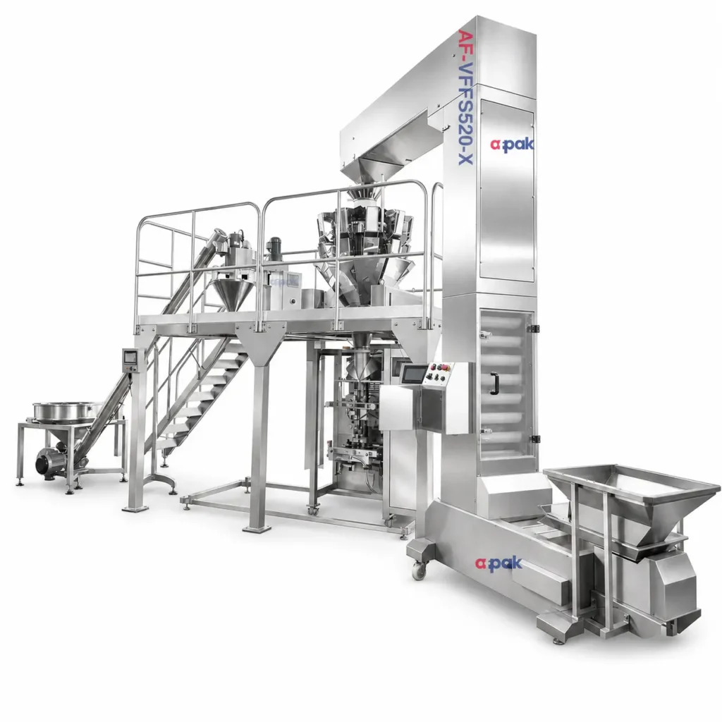 AF-VFFS520-X coffee bean and ground coffee packaging machine (2)