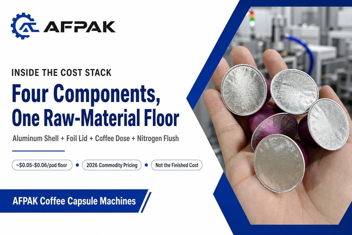Inside the Nespresso Cost Stack: Four Components That Actually Make Up a Pod's Cost — AFPAK