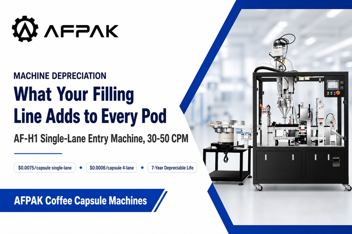 Machine Depreciation: What Your Filling Line Adds to Every Pod — AFPAK