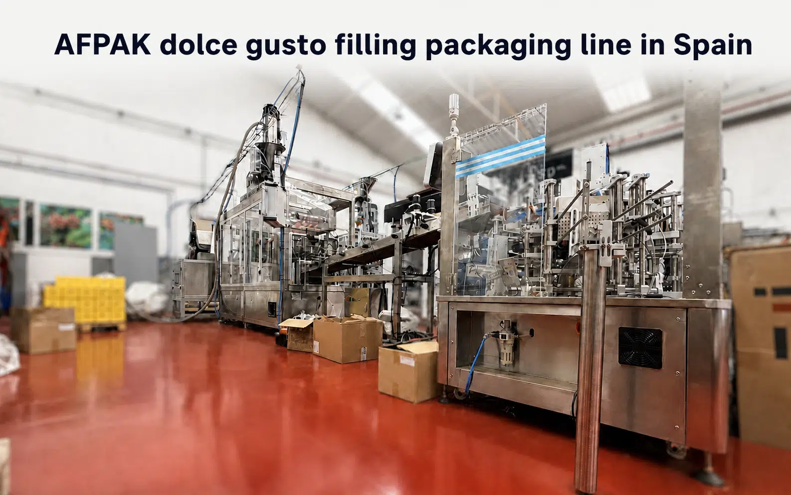 Dolce Gusto Production Line Expansion 2-Lane to 4-Lane Case Study in Spain