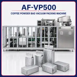 VP500 Coffee powder bag vacuum packing machine main