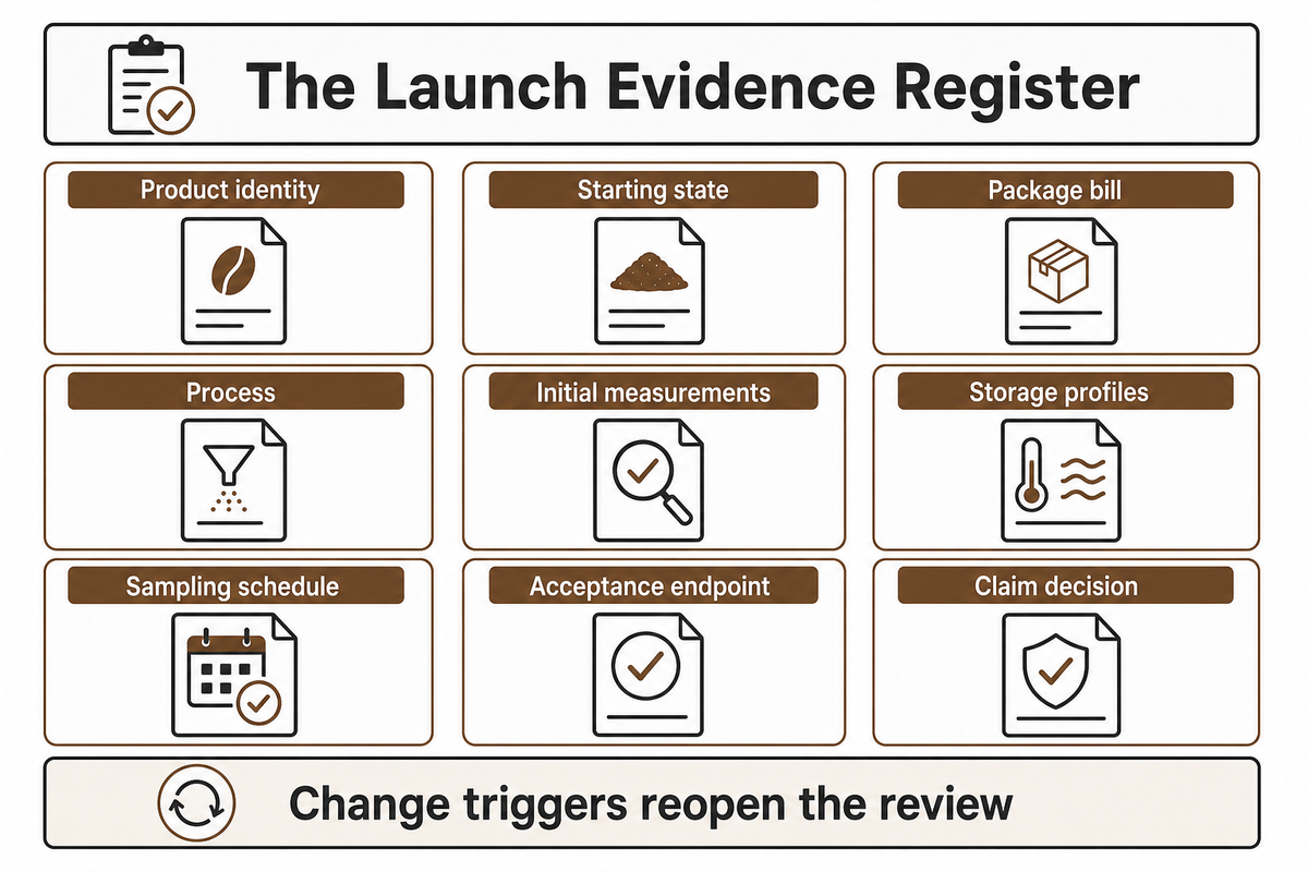 Build a Launch Evidence Register Before Choosing the Date — AFPAK