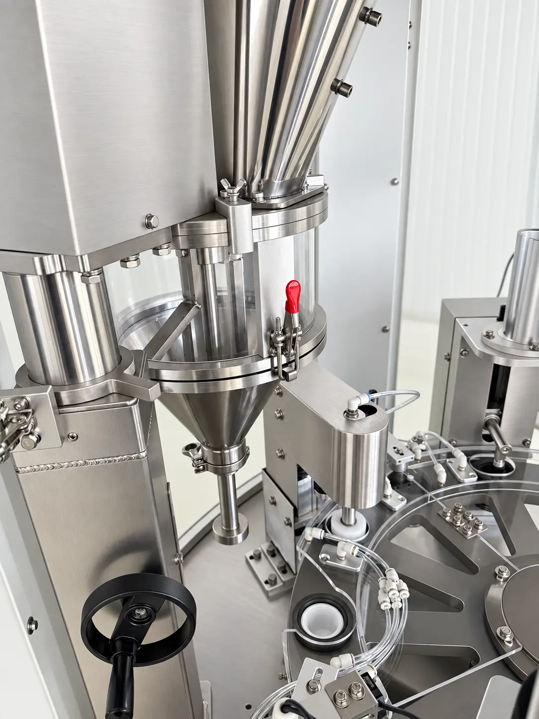 RN1S capsule powder filling system detail