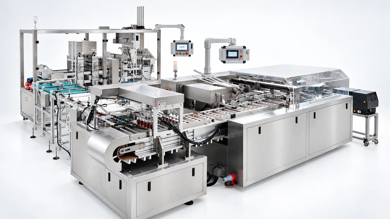 AFPAK complète Nespresso capsule remplissage inspection et chaîne de production de cartoning compatible