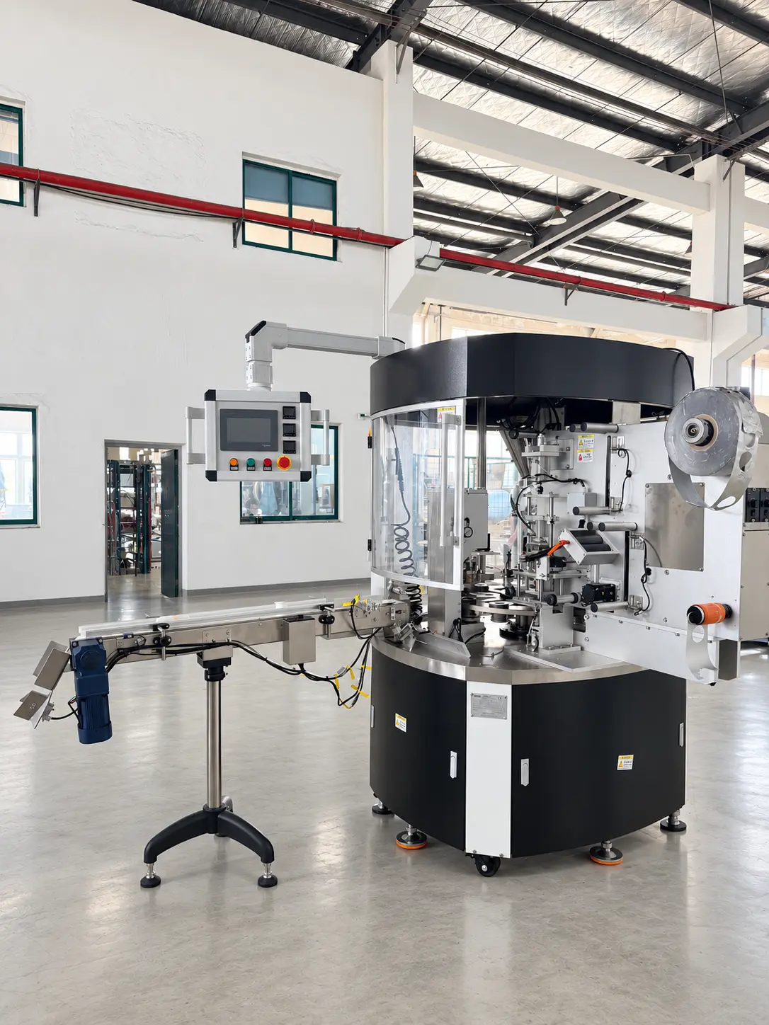 RN1S enclosed rotary packaging machine — rear view