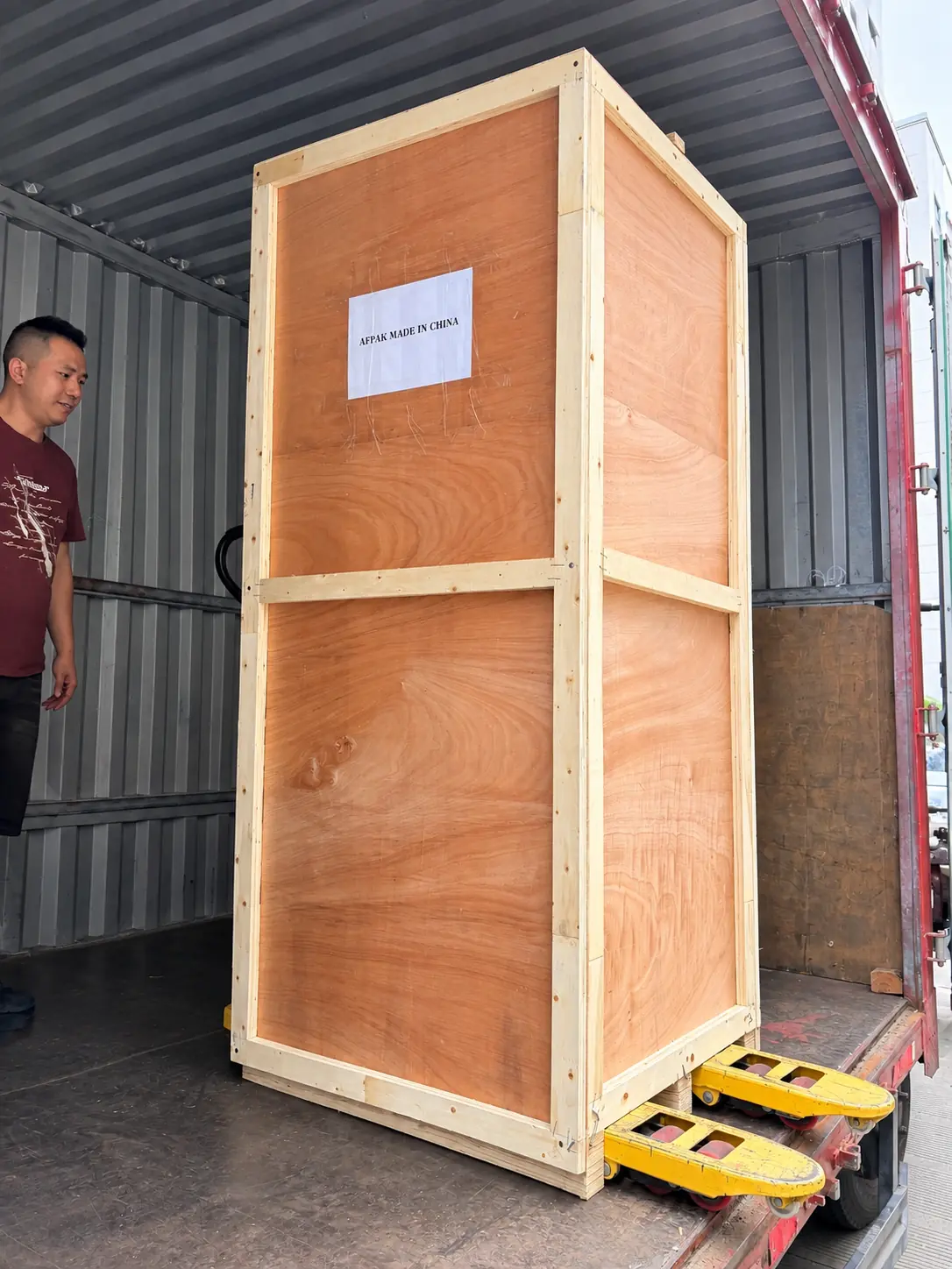 AFPAK ladă de transport maritim securizat în interiorul camion pentru transport