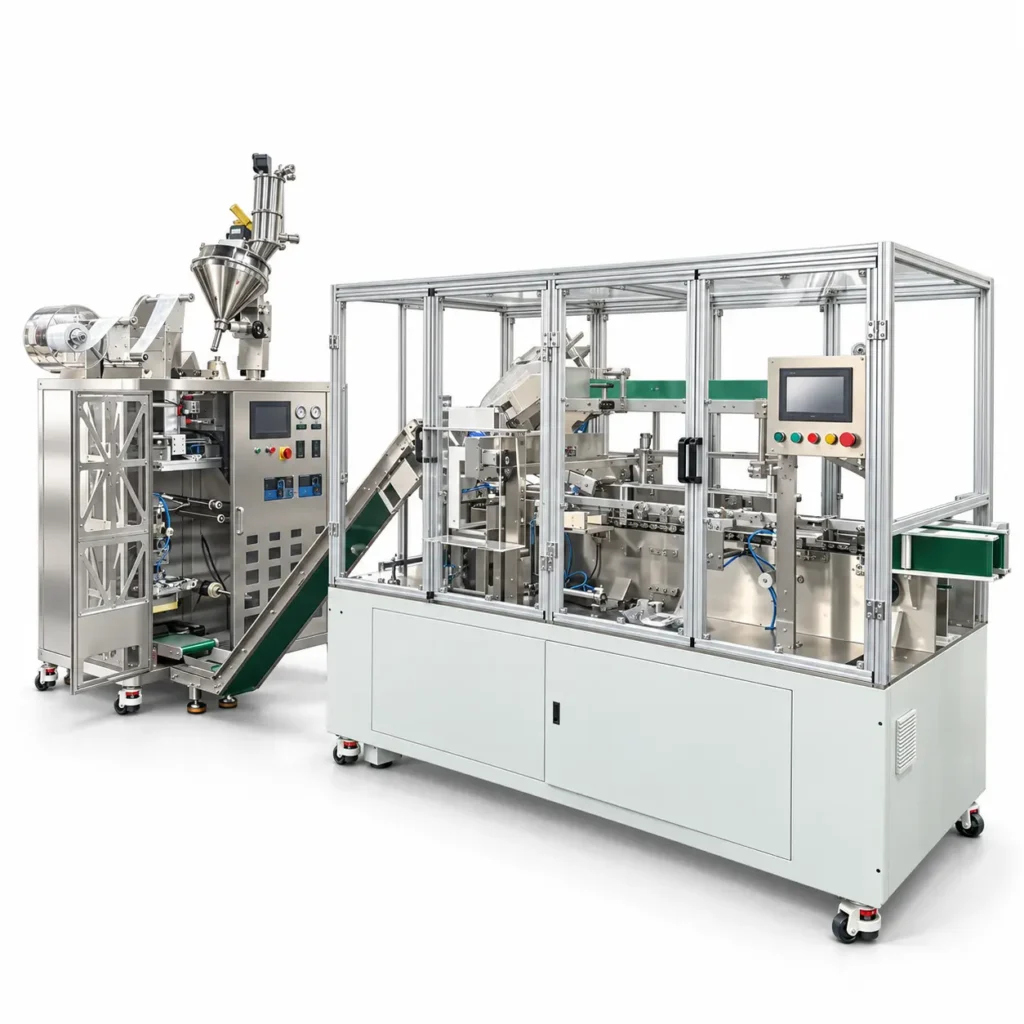 XKL18010 Automatic Drip Coffee Bag Packaging and Cartoning Line