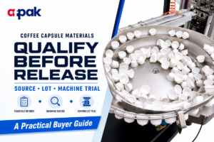 Coffee Capsule Incoming Material Qualification: 3 Checks